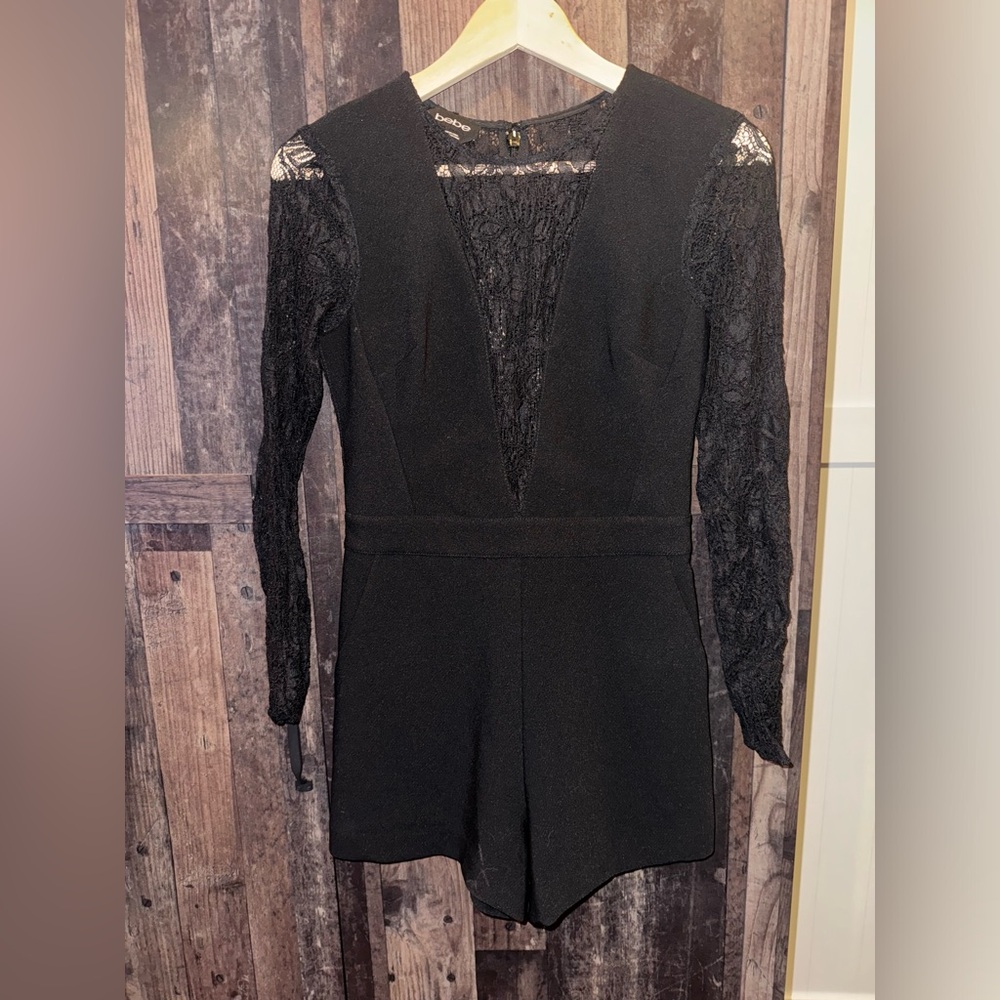Bebe Lacy Romper